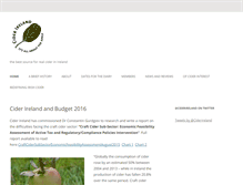 Tablet Screenshot of ciderireland.com